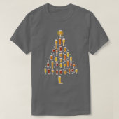 kerstboom voor bier t-shirt (Design voorkant)