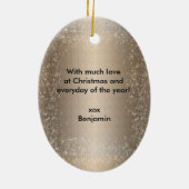 Kerstboom voor bijen en honingbijen - Ornament (Achterkant)