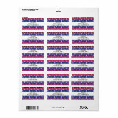 Kerstboom voor dames met turnscans etiket (Full Sheet)