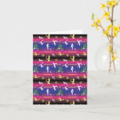 Kerstboom voor dames met turnscans kaart (Gele Bloem)