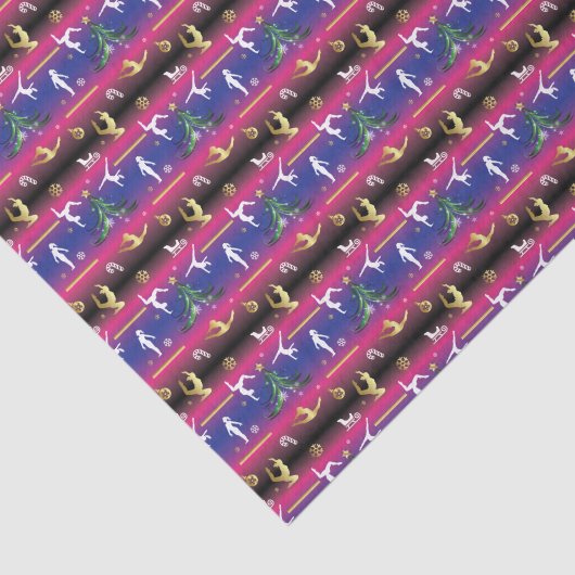 Kerstboom voor dames met turnscans tissuepapier (Detail)