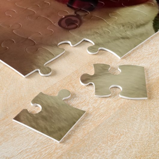 kerstboom voor de stier legpuzzel (Zijkant)