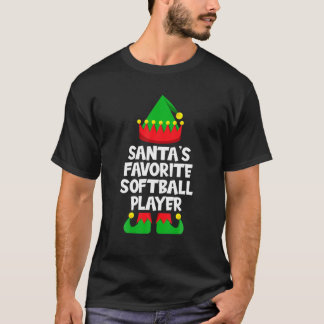 kerstboom voor favoriete softwarespeler van de ker t-shirt