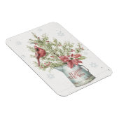 Kerstboom voor gevarieerd kerstfeest met kardinaal magneet (Rechterzijde)