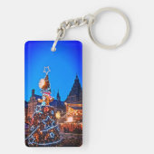 Kerstboom, voor het stadhuis sleutelhanger (achterkant)