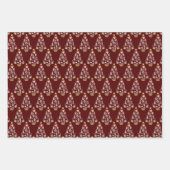 Kerstboom voor honkbaldieren inpakpapier vel (Voorkant 2)