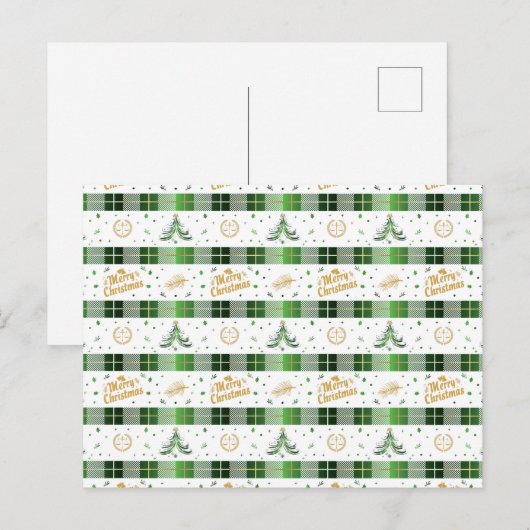 Kerstboom voor juristen - Schaalschilders Briefkaart (Voorkant / Achterkant)