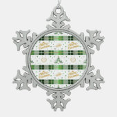 Kerstboom voor juristen - Schaalschilders Tin Sneeuwvlok Ornament (Voorkant)