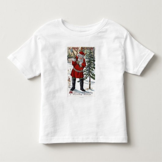 kerstboom voor kerstmis kinder shirts (Voorkant)