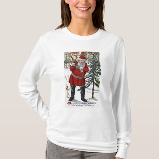 kerstboom voor kerstmis t-shirt (Voorkant)