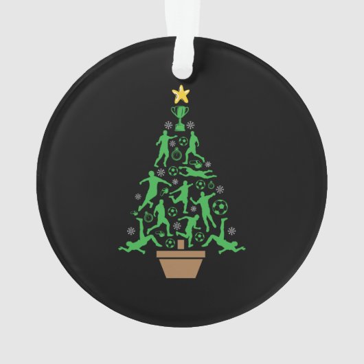 kerstboom voor mannen ornament (achterkant)