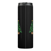kerstboom voor mannen thermosbeker (Achterkant)