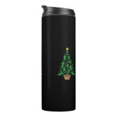 kerstboom voor mannen thermosbeker (Geroteerd rechts)