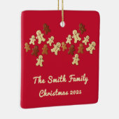 kerstboom voor ontbijtbrood keramisch ornament (Rechts)