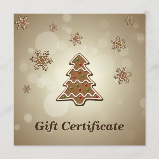 kerstboom voor ontbijtkoek (Voorkant)