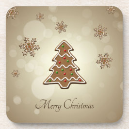 kerstboom voor ontbijtkoek bier onderzetter