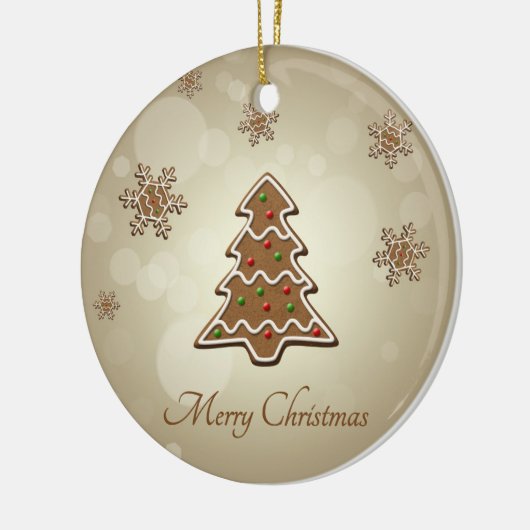 kerstboom voor ontbijtkoek keramisch ornament (Links)