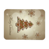 kerstboom voor ontbijtkoek magneet (Horizontaal)