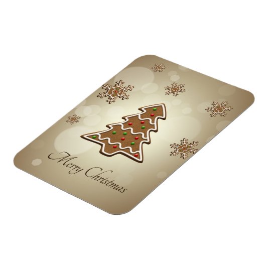 kerstboom voor ontbijtkoek magneet (Linkerzijde)