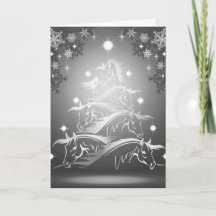 Kerstboom voor paarden in Gunmetal Grey