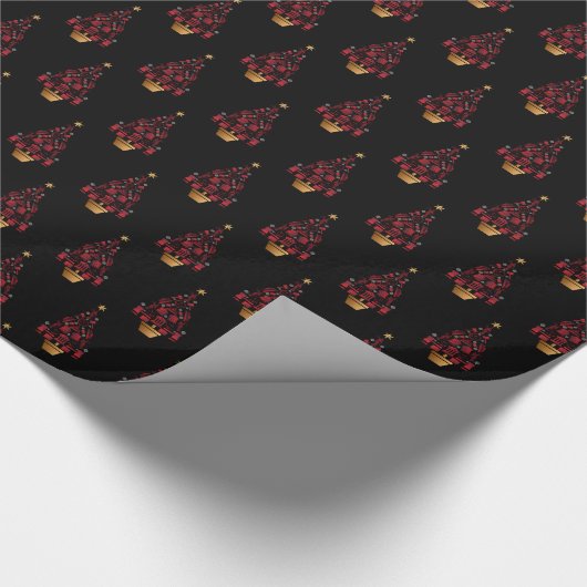 kerstboom voor procureur-generaal cadeaupapier (Hoek)