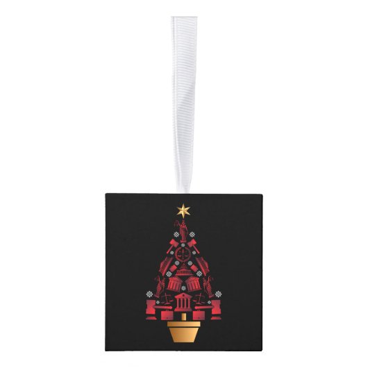 kerstboom voor procureur-generaal decoratie (Rechts)