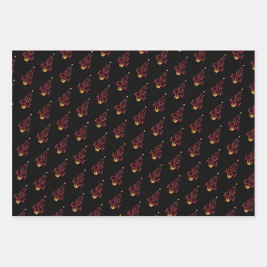 kerstboom voor procureur-generaal inpakpapier vel (Voorkant 3)