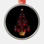 kerstboom voor procureur-generaal metalen ornament (Voorkant)
