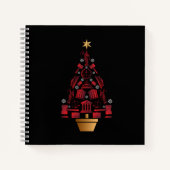 kerstboom voor procureur-generaal notitieboek (Voorkant)