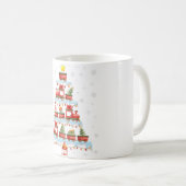 kerstboom voor reizen Kinder broodroosters Koffiemok (Voorkant rechts)