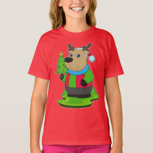 Kerstboom voor rendieren t-shirt