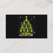 kerstboom voor Santa Reindeer Elf Alligators Visitekaartje (Achterkant)