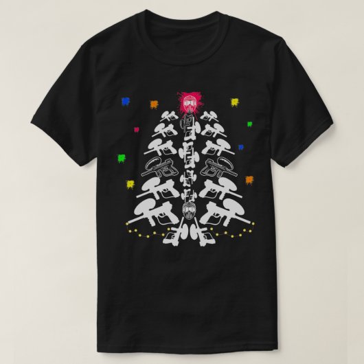 Kerstboom voor schildpadspeler t-shirt (Design voorkant)
