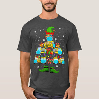 Kerstboom voor schoolbuschauffeur t-shirt