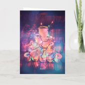 Kerstboom voor toiletpapier kaart (Achterkant)