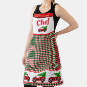 Kerstboom Vrachtwagen Chef Red Green Holiday Pset Schort (Insitu)