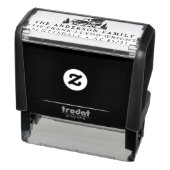 Kerstboom  Vrachtwagen Retouradresstempel Zelfinktende Stempel (Product)