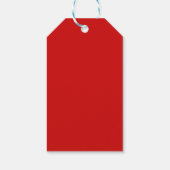Kerstboom Vrolijk Kerstfeest Cadeaublaadjes Cadeaulabel (Achterkant)