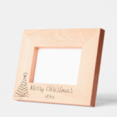 Kerstboom Vrolijk Kerstfeest en Jaar Gegraveerde Lijstjes (Links)