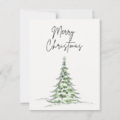 Kerstboom "Vrolijk Kerstfeest" - Kaart (Voorkant)