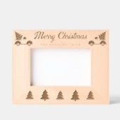 Kerstboom Vrolijk Kerstgezin Gegraveerde Lijstjes (Voorkant)