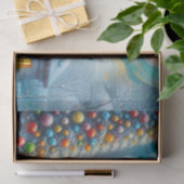 Kerstboom Vuurtoren Nautische Decoupage Tissuepapier (Geschenk)