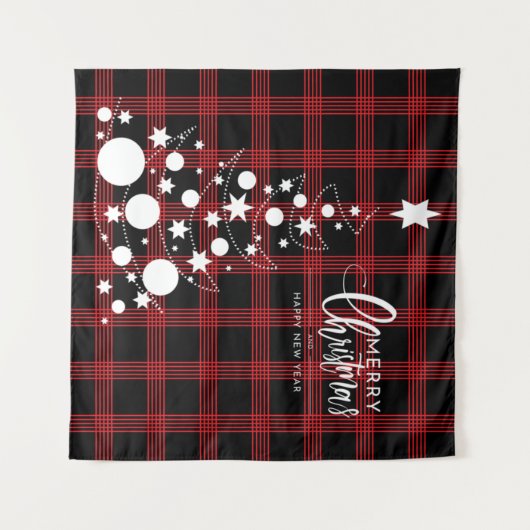 kerstboom wandkleed (Voorkant (horizontaal))