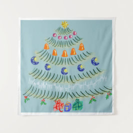Kerstboom Wandkleed