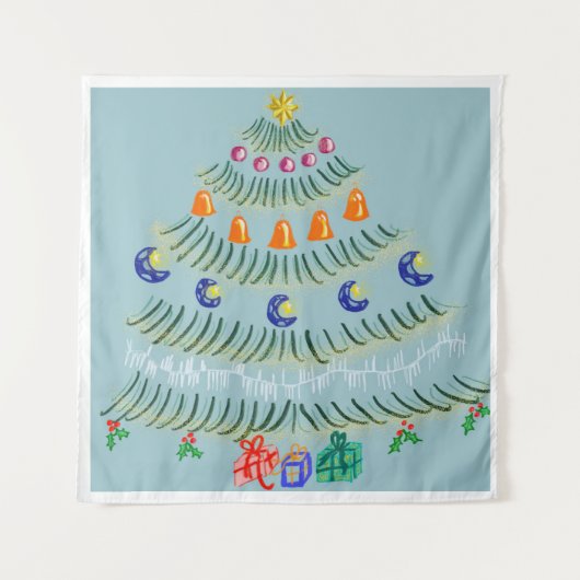 Kerstboom Wandkleed (Voorkant)