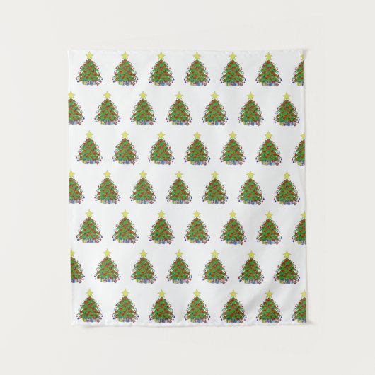 kerstboom wandkleed (Voorkant)