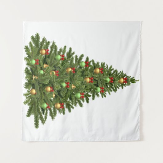 kerstboom wandkleed (Voorkant (horizontaal))