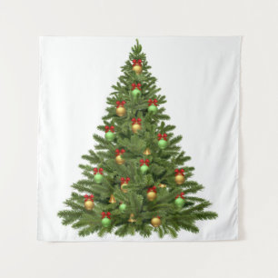 kerstboom wandkleed