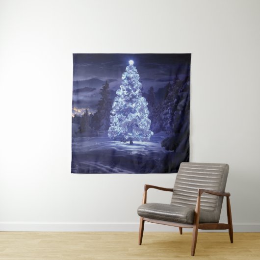 kerstboom wandkleed (In situ)