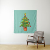 kerstboom wandkleed (In situ)
